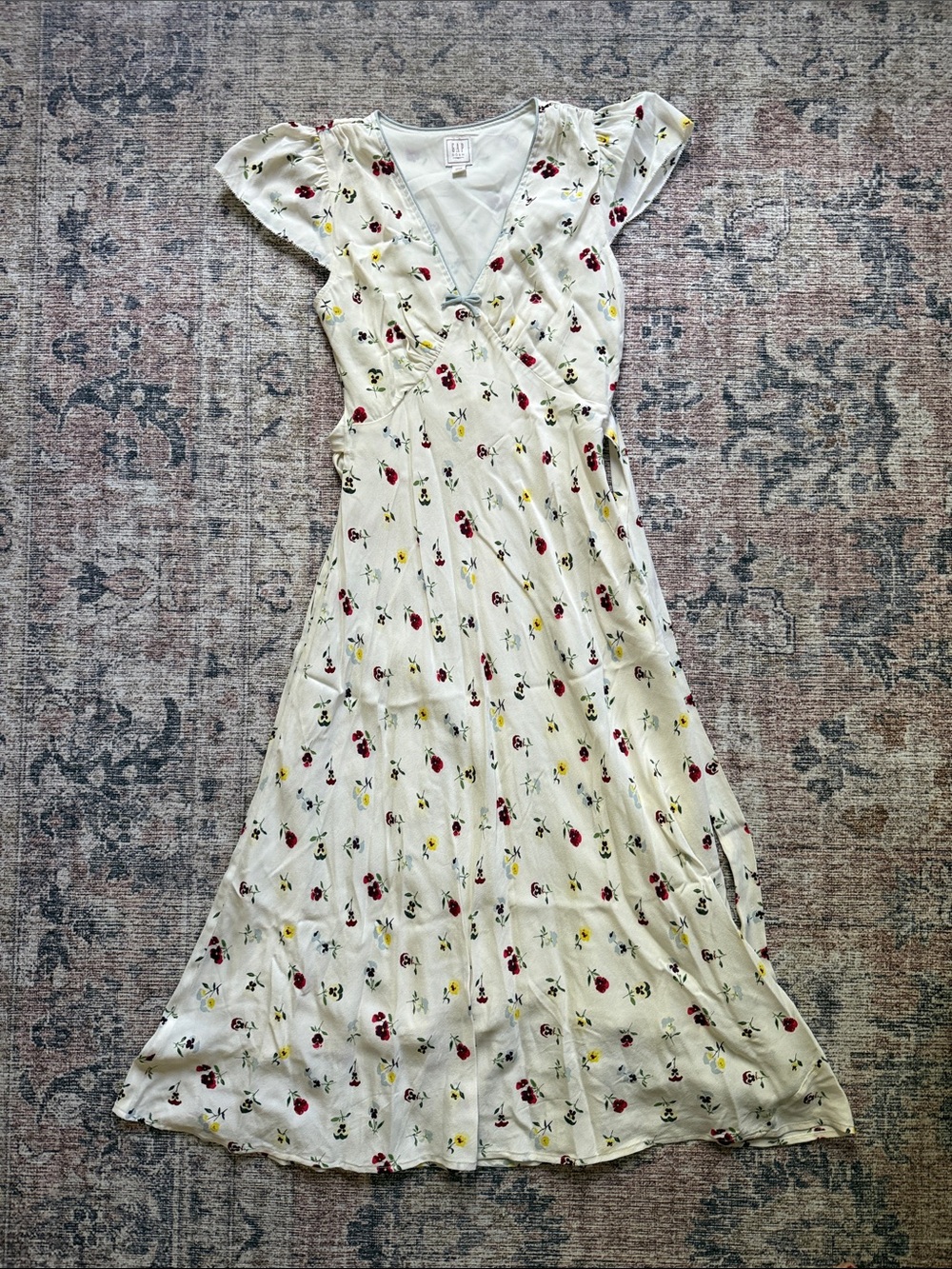 GAP x Doen floral maxi dress, size 0